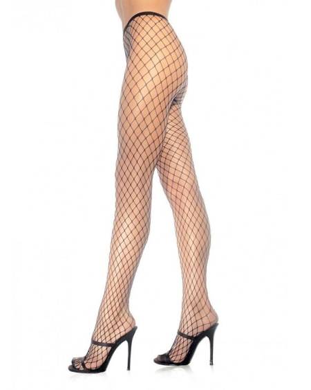 Panties de red diamante negros da LEG AVENUE