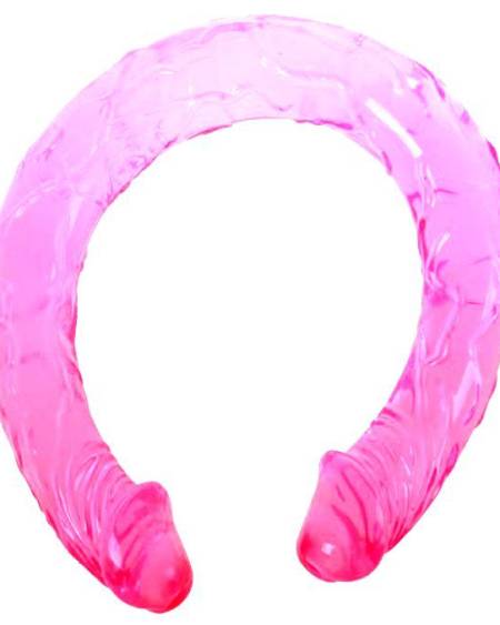Dildo duplo BAILE - DOUBLE DONG ROSA 44.5 CM