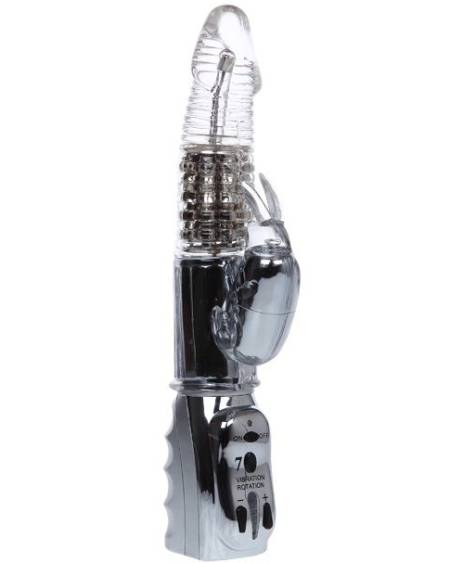 Vibrador rotador BAILE Amour Missile Transparente 26.5 cm