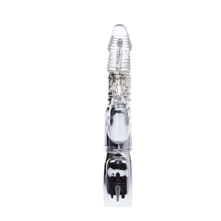 Vibrador rotador BAILE Amour Missile Transparente 26.5 cm