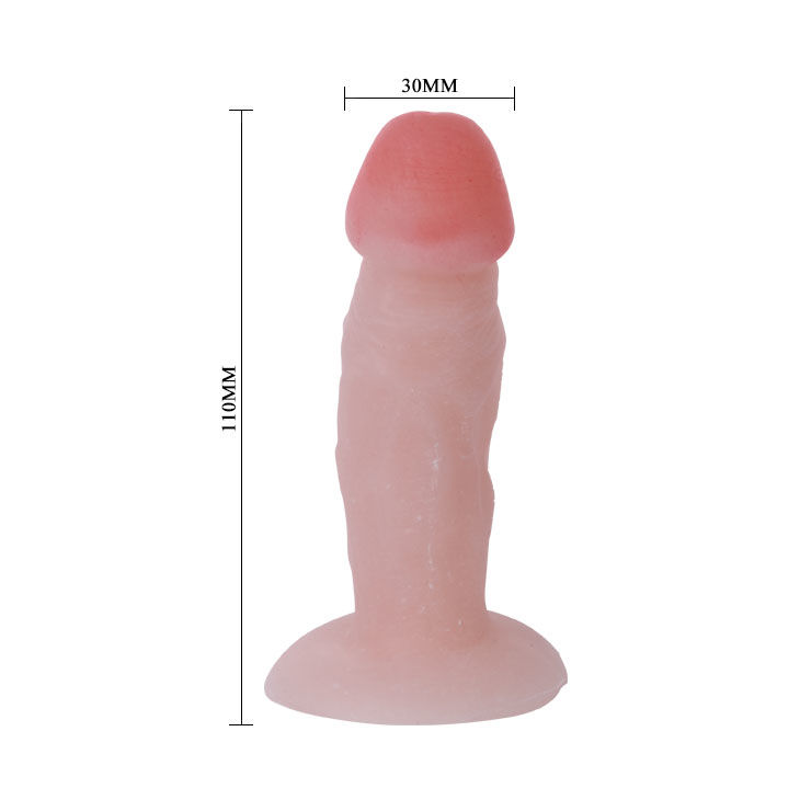 BAILE - THE LITTLE PENIS BUT PLUG 11CM em formato de dildo realista
