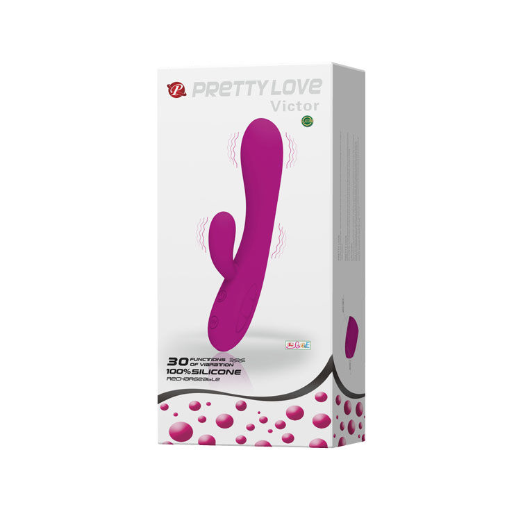 Vibrador SMART VICTOR com estimulador clitoriano