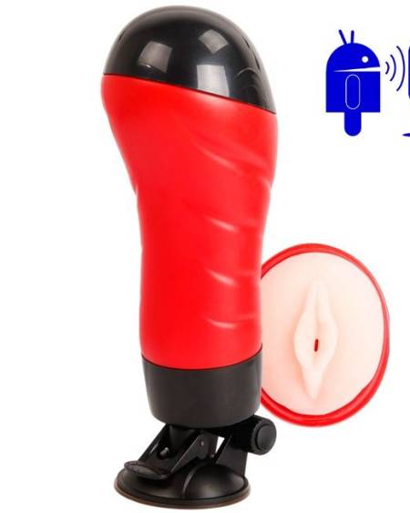 CRAZY BULL Vagina com Base Masturbador Voz