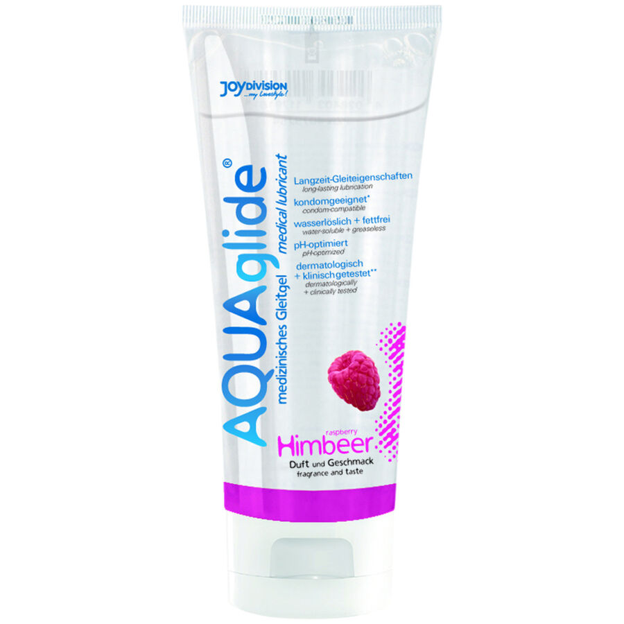 Joydivision Aquaglide lubrificante sabor framboesa 100 ml