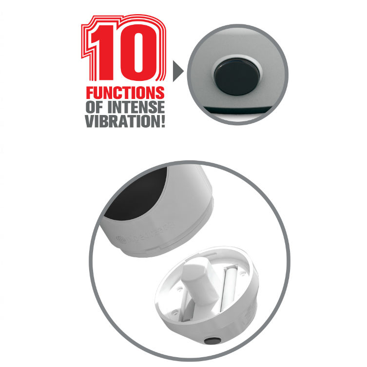 MASTURBADOR MASCULINO VIBRADOR FANTA FLESH CON 10 MODOS DE VIBRACIÓN