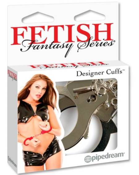 Algemas de Metal Designer da Fetish Fantasy Series