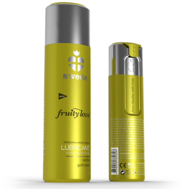 Lubrificante Fruity Love Maçã Dourada e Baunilha 100 ml