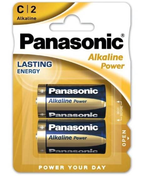 PANASONIC - BRONZE PILA ALKALINA C LR14 BLISTER*2