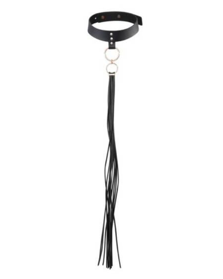 BIJOUX INDISCRETS - MAZE COLLAR CON FLECOS NEGRO