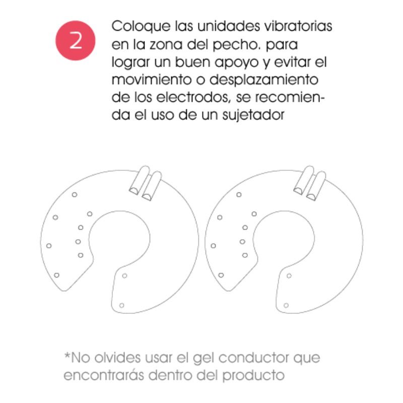 500 COSMETICS - U BREAST AUMENTO PECHOS ELECTROESTIMULACIÓN