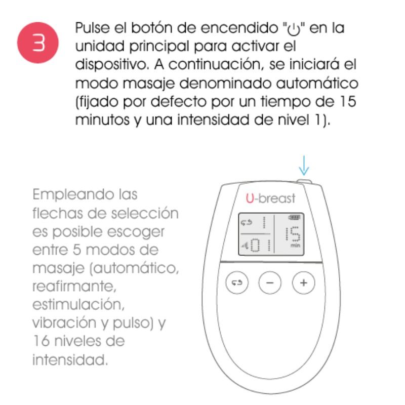 500 COSMETICS - U BREAST AUMENTO PECHOS ELECTROESTIMULACIÓN