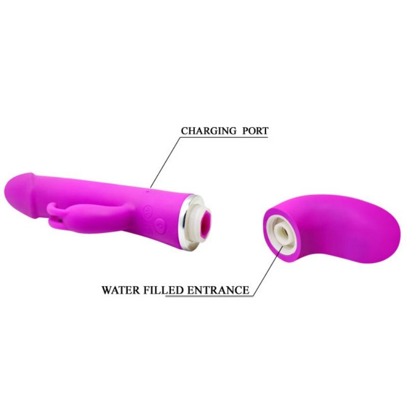 PRETTY LOVE - VIBRADOR HENRY 12 MODOS DE VIBRACIÓN Y FUNCIÓN SQUIRT