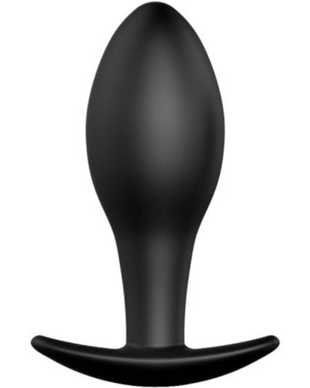 Plug anal de silicone âncora 8.5 cm preto