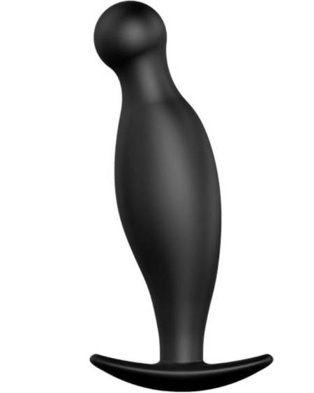 Plug anal PRETTY LOVE de silicone preto com asa