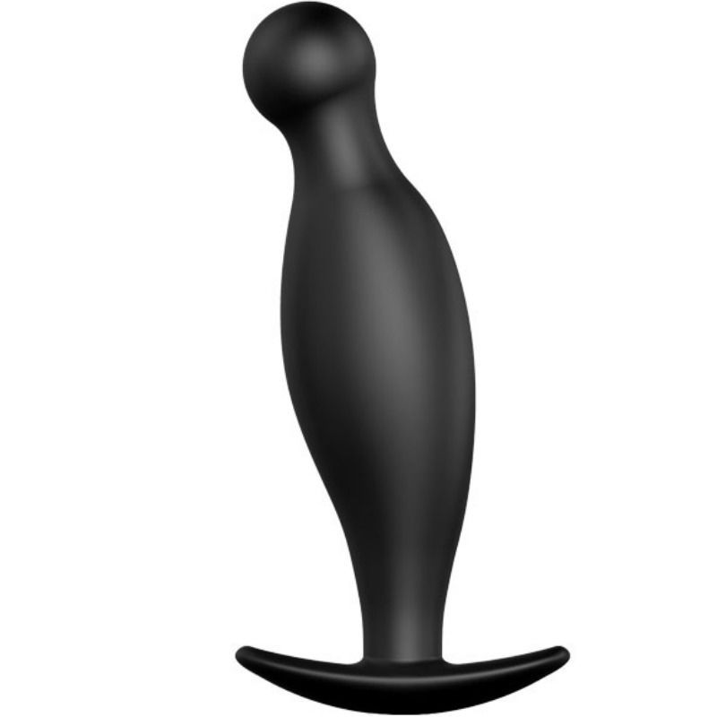 Plug anal PRETTY LOVE de silicone preto com asa