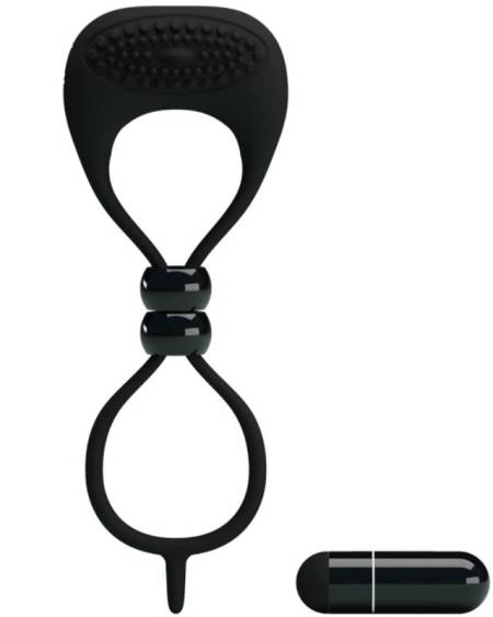 Anel duplo para pénis e testículos da Pretty Love