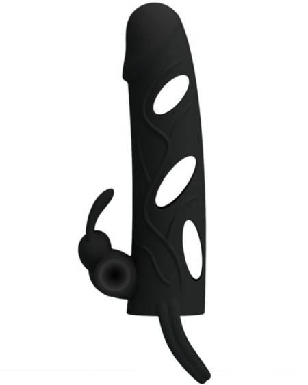 Capa de silicone vibratória Pretty Love 14 cm