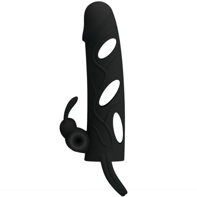 Capa de silicone vibratória Pretty Love 14 cm