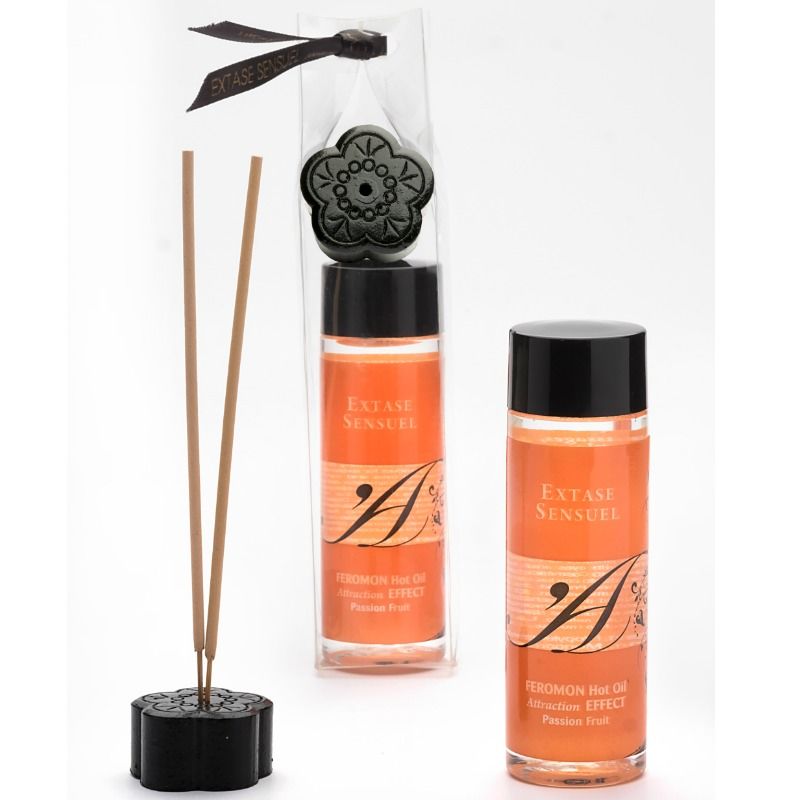 Óleo de Massagem Efeito Calor EXTASE SENSUAL Fruta da Paixão 100 ml
