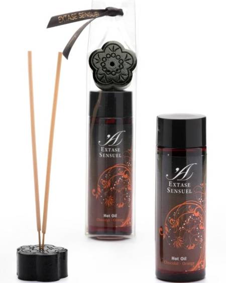 Óleo estimulante Extase Sensual chocolate e laranja 100 ml