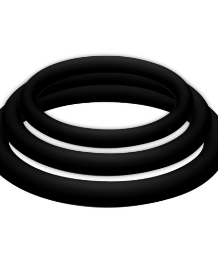 JOYDIVISION POTENZDUO Pack Plus 3 Anéis para Pénis Preto