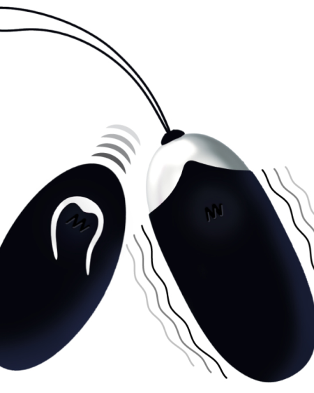 INTENSE - FLIPPY II HUEVO RECARGABLE REMOTO NEGRO