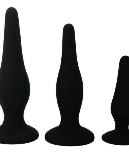 KIT INICIAÇÃO ANAL PLUGS SILICONE da Pretty Love