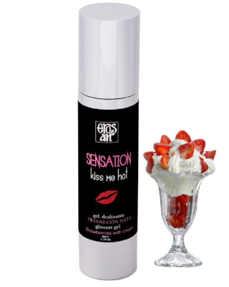 Lubrificante Natural Frutos Vermelhos com Nata 50 ml