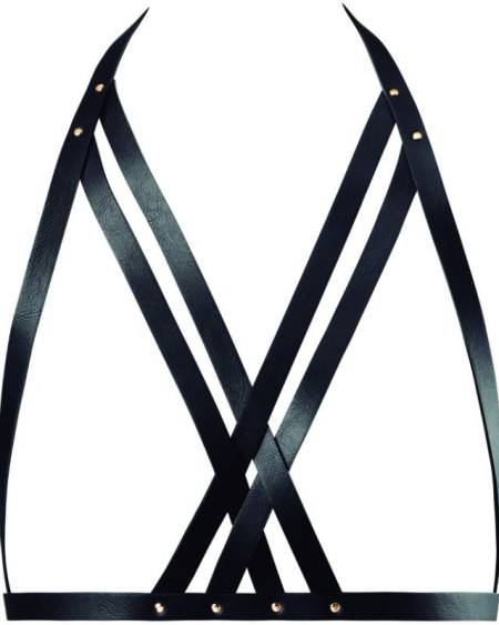BIJOUX INDISCRETS - MAZE SUJETADOR CON CORREAS NEGRO