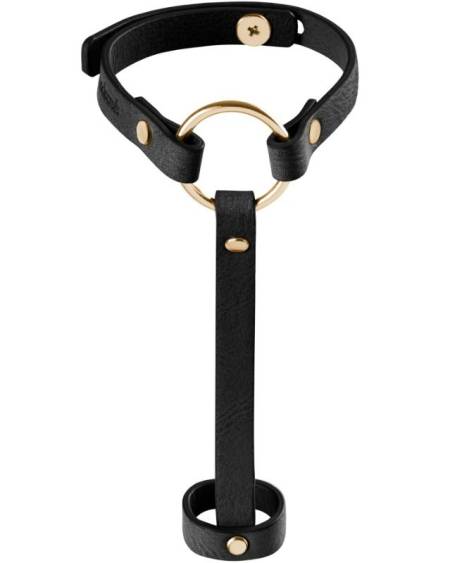 BIJOUX INDISCRETS - BRAZALETE & ARNÉS PARA MANOS NEGRO