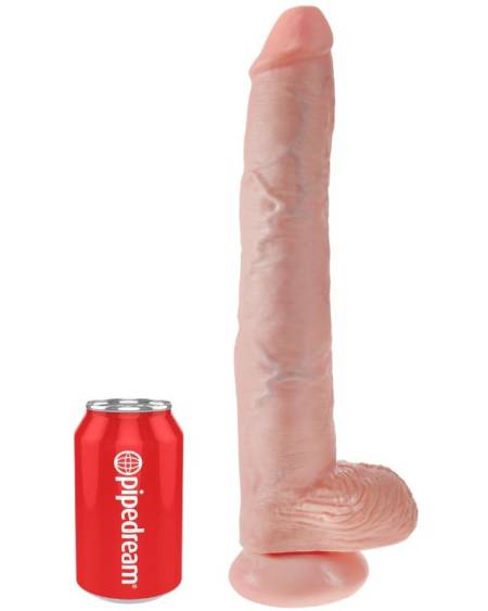 KING COCK - PENE CON TESTÍCULOS 35.6 CM COLOR NATURAL