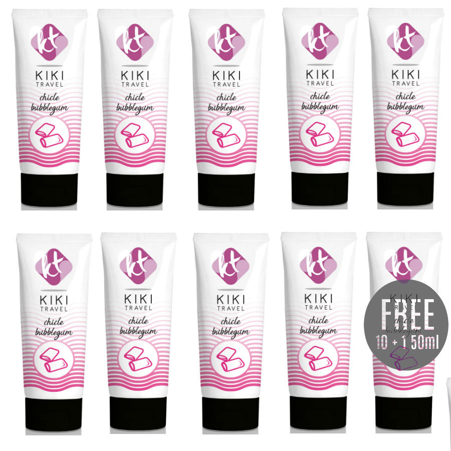 Lubrificante sabor a chiclete KIKÍ TRAVEL 50ml