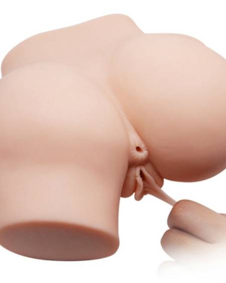Busto com vagina e ano realísticos e vibração