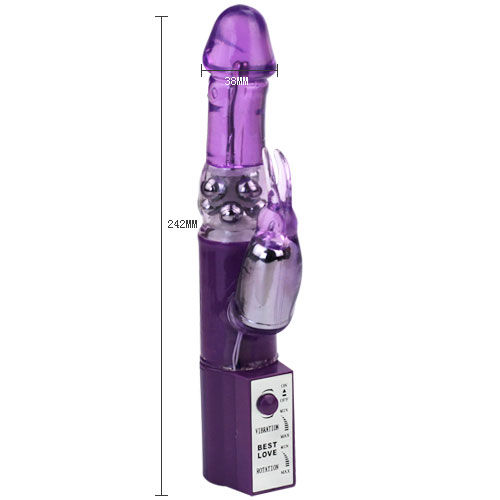 Virbrador BAILE Hot Lady II Rotador Rabbit Pearl