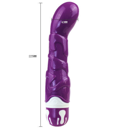 Vibrador de silicone BAILE - REALISTIC COCK 10 RITMOS SENSATION VIOLETA
