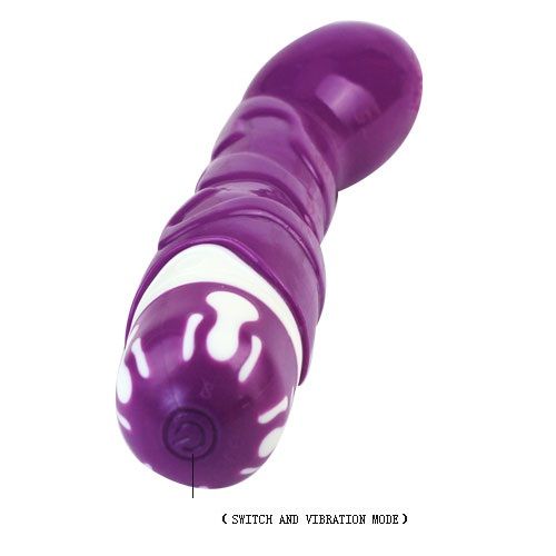 Vibrador de silicone BAILE - REALISTIC COCK 10 RITMOS SENSATION VIOLETA