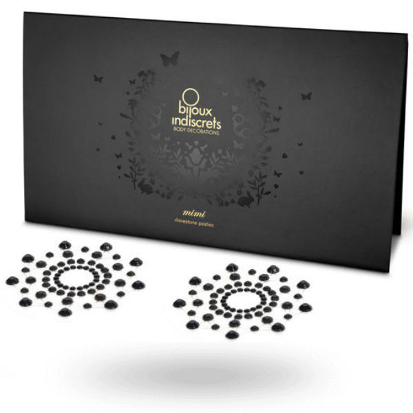 Cobrepezones Brilhantes MIMI PLATA da Bijoux Indiscrets