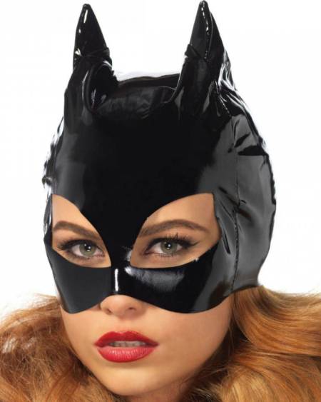 LEG AVENUE - MÁSCARA DE CATWOMAN VINILO NEGRO