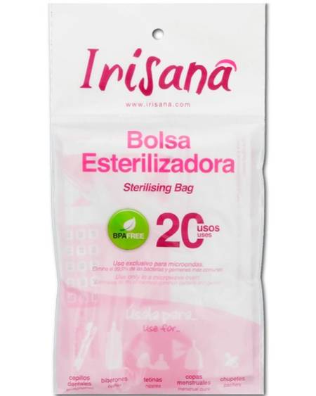 IRISANA - BOLSA ESTERILIZADORA COPA VAGINAL 1 UNIDAD