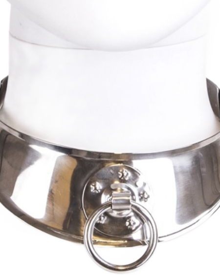 METAL HARD - COLLAR RESTRINGIDOR CON ANILLA