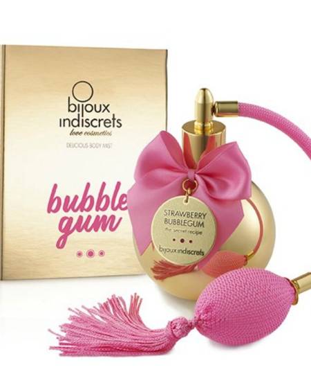 BIJOUX INDISCRETS — Bubble gum bruma corporal chicle morango 100 ml