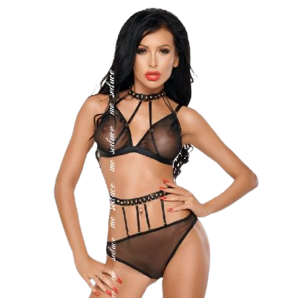 Conjunto Dotty de Duas Peças Preto S/M