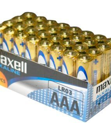MAXELL - PILA ALCALINA AAA LR03 PACK*32 PILAS