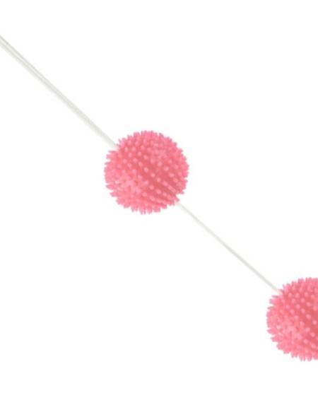 Bolas vaginais texturadas BAILE STIMULATING, com cordão de remoção