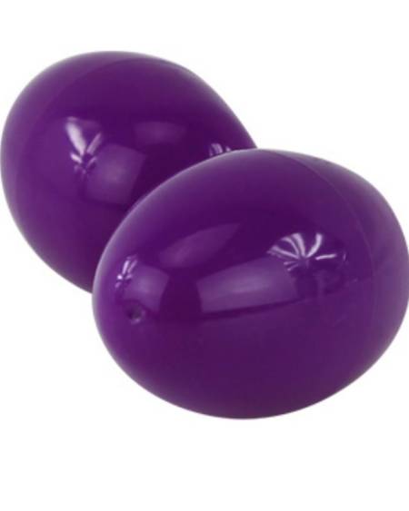 Bolas anais BAILE ANAL Twins Balls com cordão de nylon, disponíveis em lilás e rosa.