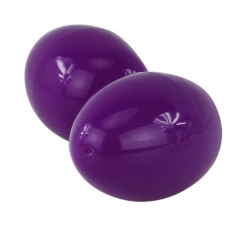 Bolas anais BAILE ANAL Twins Balls com cordão de nylon, disponíveis em lilás e rosa.