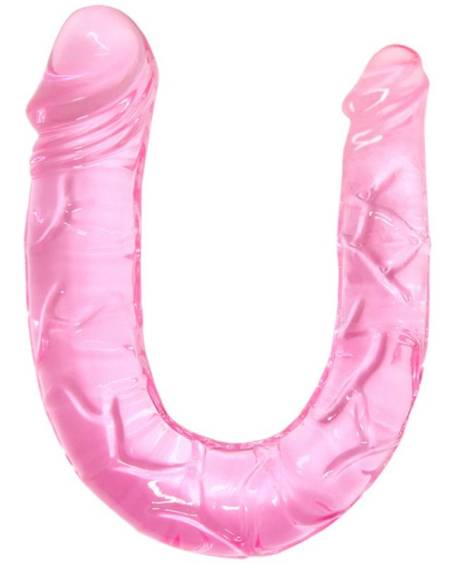BAILE - DOUBLE DONG DILDO DOBLE ROSA