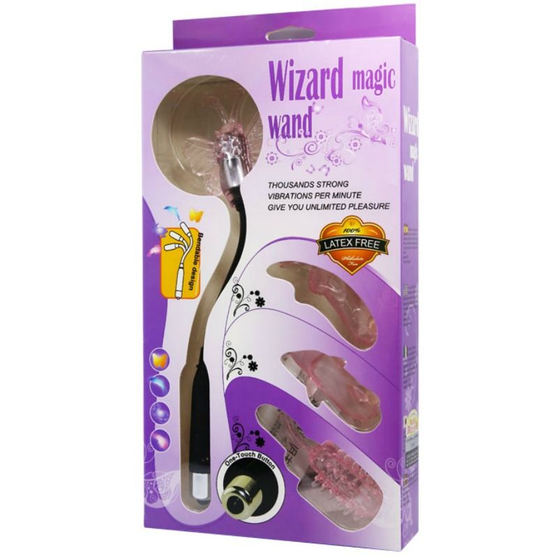 BAILE - WIZARD MAGIC WAND ESTIMULADOR CON VIBRACIÓN
