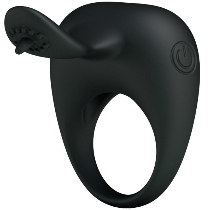 Anel vibrador com língua da Pretty Love