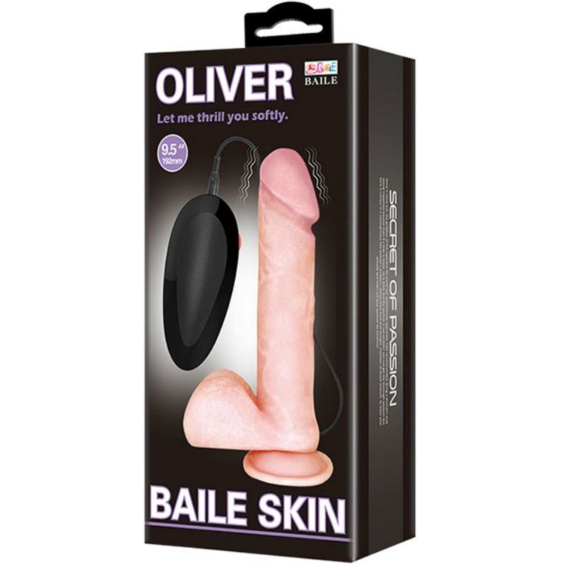 BAILE - OLIVER DILDO REALÍSTICO CON VIBRACIÓN